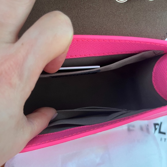 NWT Furla Mini Crossbody Bella Fuxia Fluo - Picture 7 of 7